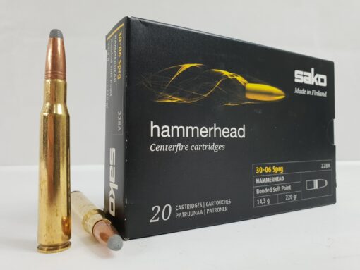 Sako 30-06 220 Gr Hammerhead Ammunition