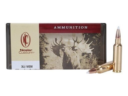 Nosler Custom Ammunition 300WSM 180gr AccuBond - The Ultimate in Precision and Performance!